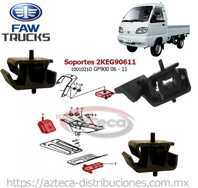 Soportes Motor Gf900 06-11
