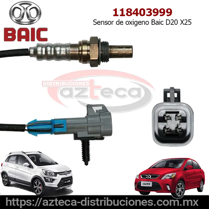 Sensor de oxigeno Baic D20 X25